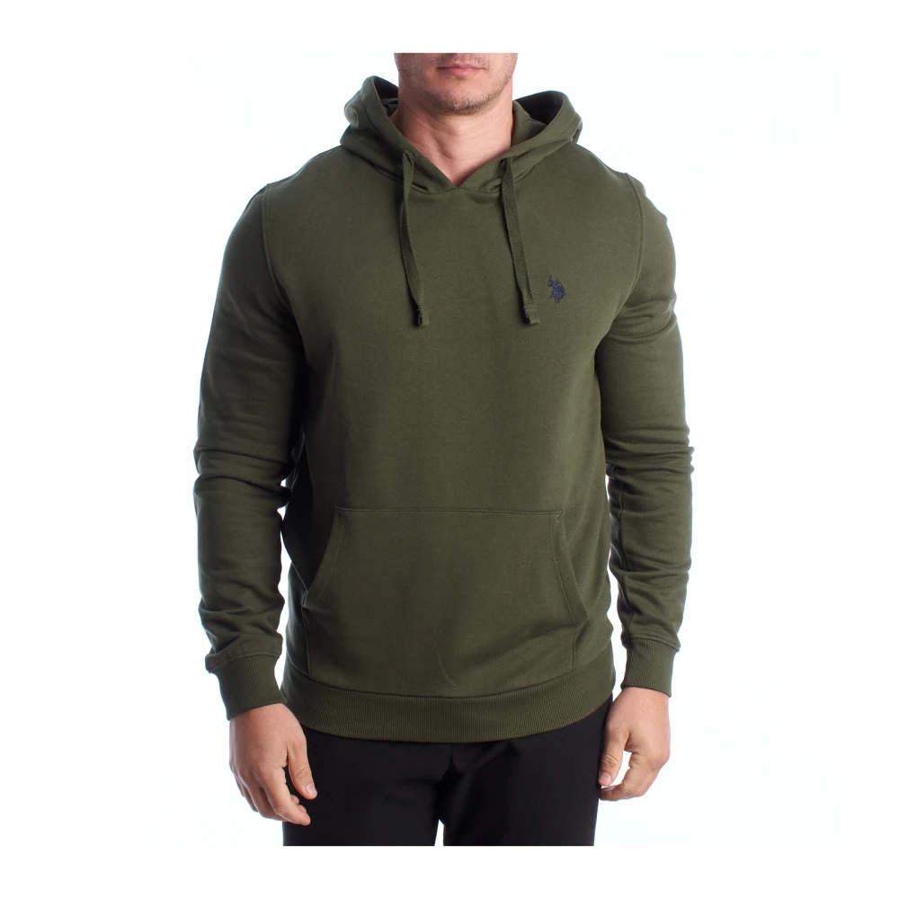 U.s. Polo Assn. Hombre Verde Sudaderas, Talla: 2XL