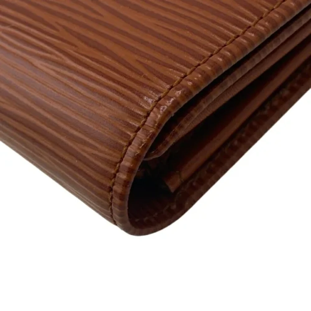 Louis Vuitton Vintage Pre-owned Leather wallets Brown Dames