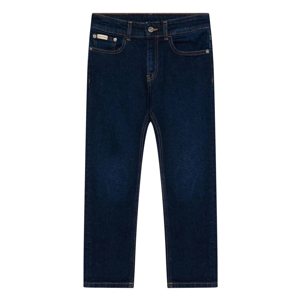 Calvin Klein Jeans Autentiska City Blue Dad Fit Jeans Blue, Pojke