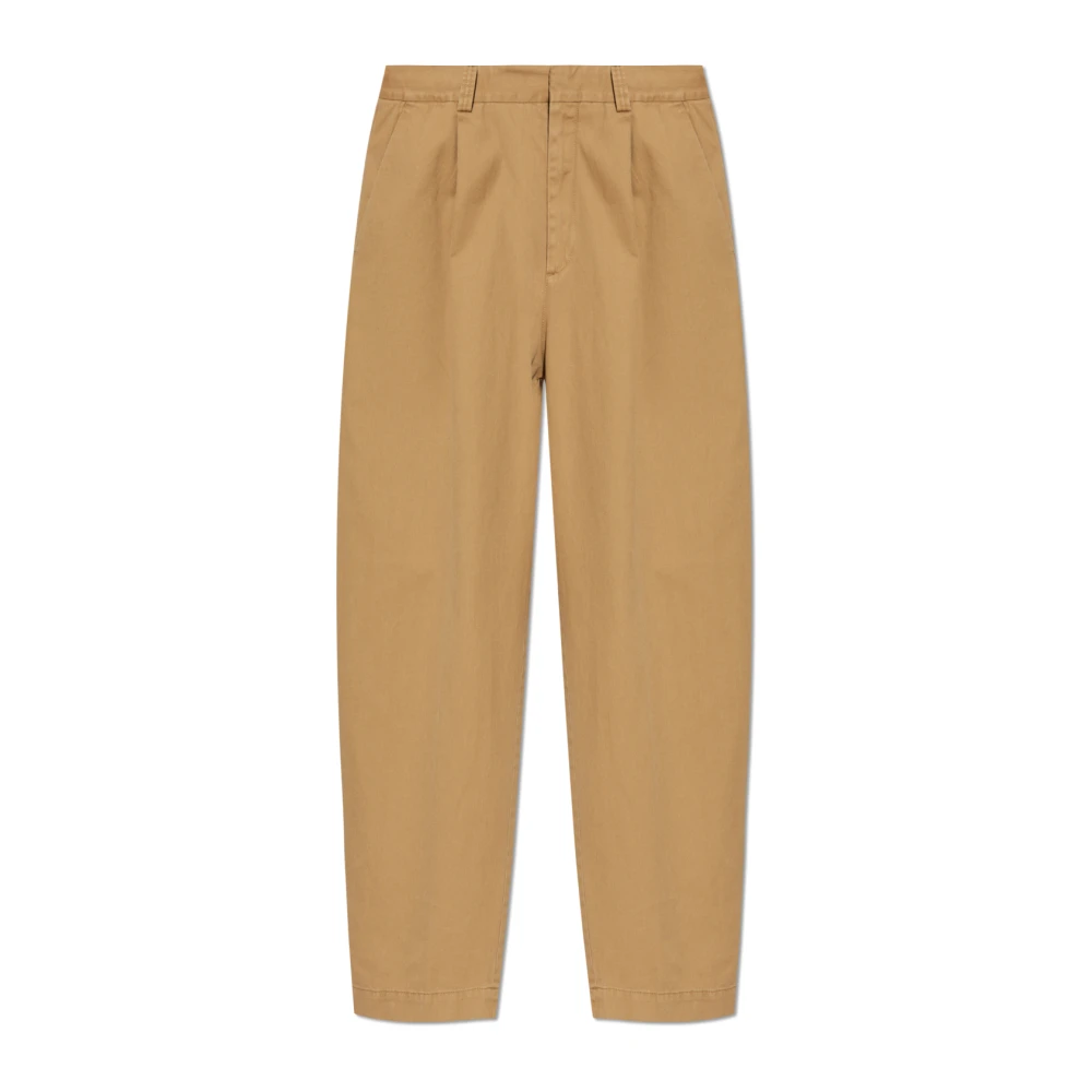 Dsquared2 Men's Beige Straight Trousers, M, Easy Zoot Trousers