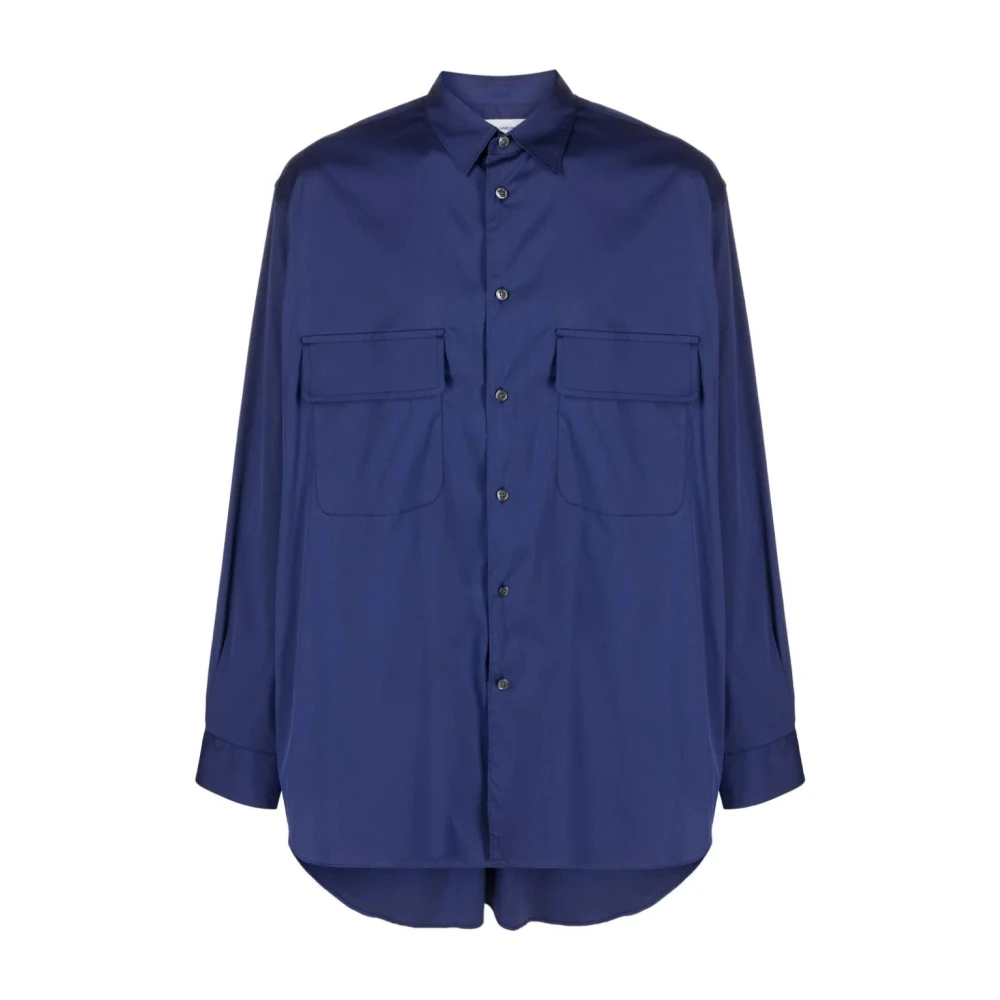 Comme des Garçons Blauw Casual Overhemd voor Mannen Blue Heren