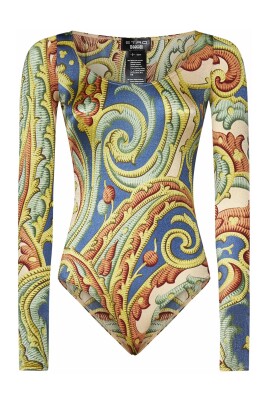 barok-paisley-snap-button-top