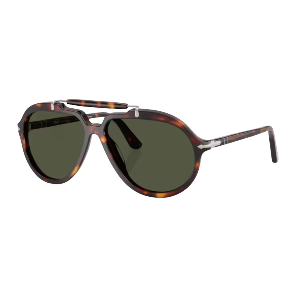 Persol Women's Brown Havana Green Sunglasses - Sunglasses - 57 Mm - Accessories