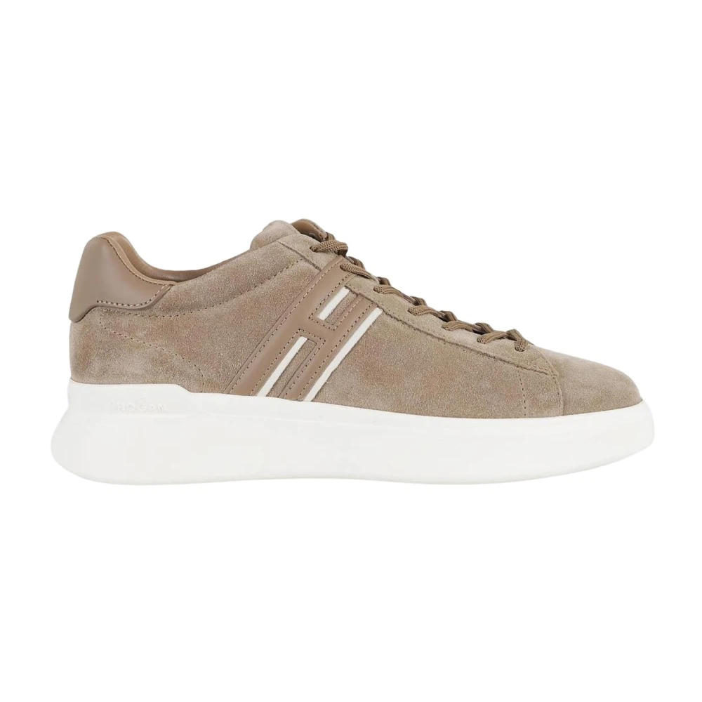 Hogan Men's Brown Suede Leather Sneakers