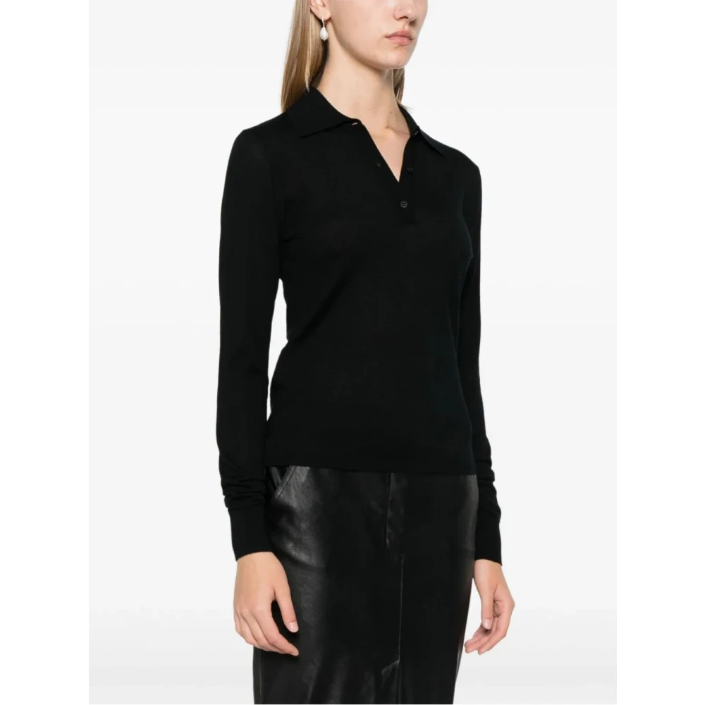pinko Zwarte Polo Shirt Damesmode Black Dames