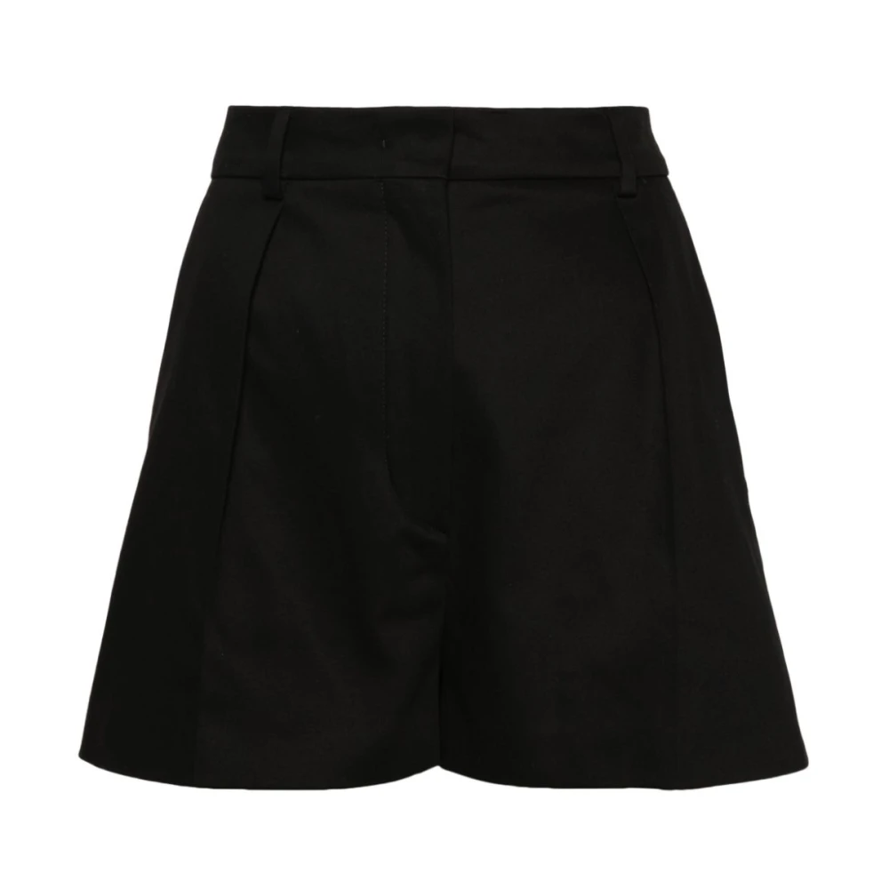 SPORTMAX Zwarte Shorts voor Vrouwen Ss24 Black Dames