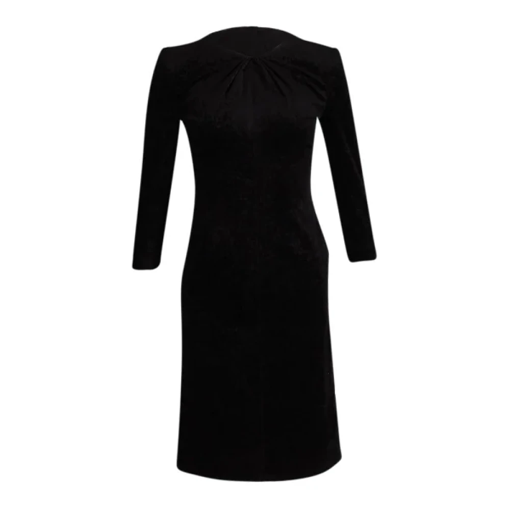 Armani Pre-owned Cotton dresses Black Dames