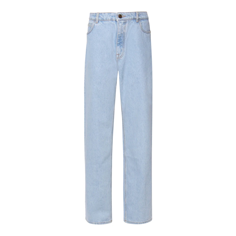 ETRO Denim Katoen Loszittende Jeans Blue Dames