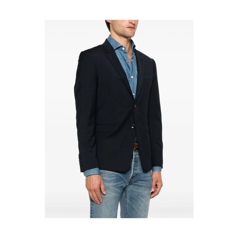 Reveres 1949 Navy Blauwe Jas met Revers Blue Heren