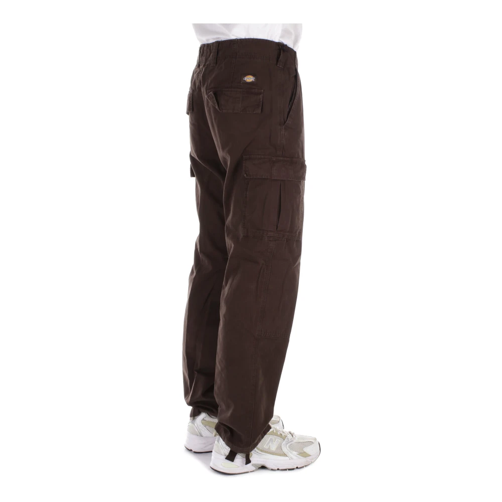 Dickies Logo Achterbroek met Zakken Brown Heren