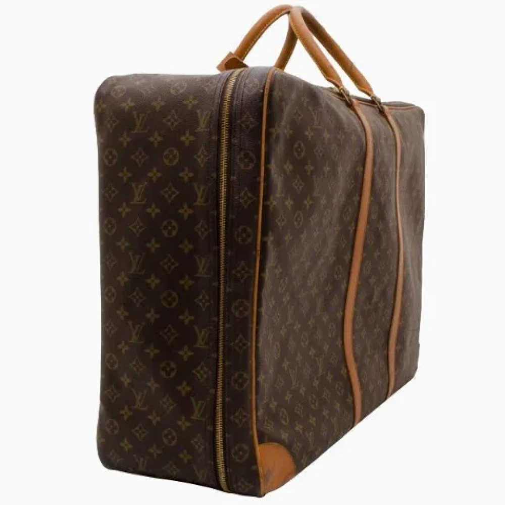 Louis Vuitton Vintage Pre-owned Leather travel-bags Brown Dames