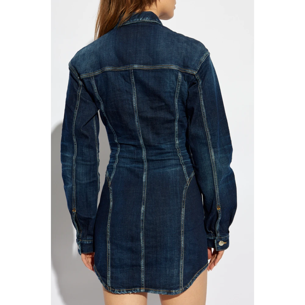 Dsquared2 Denim jurk Blue Dames