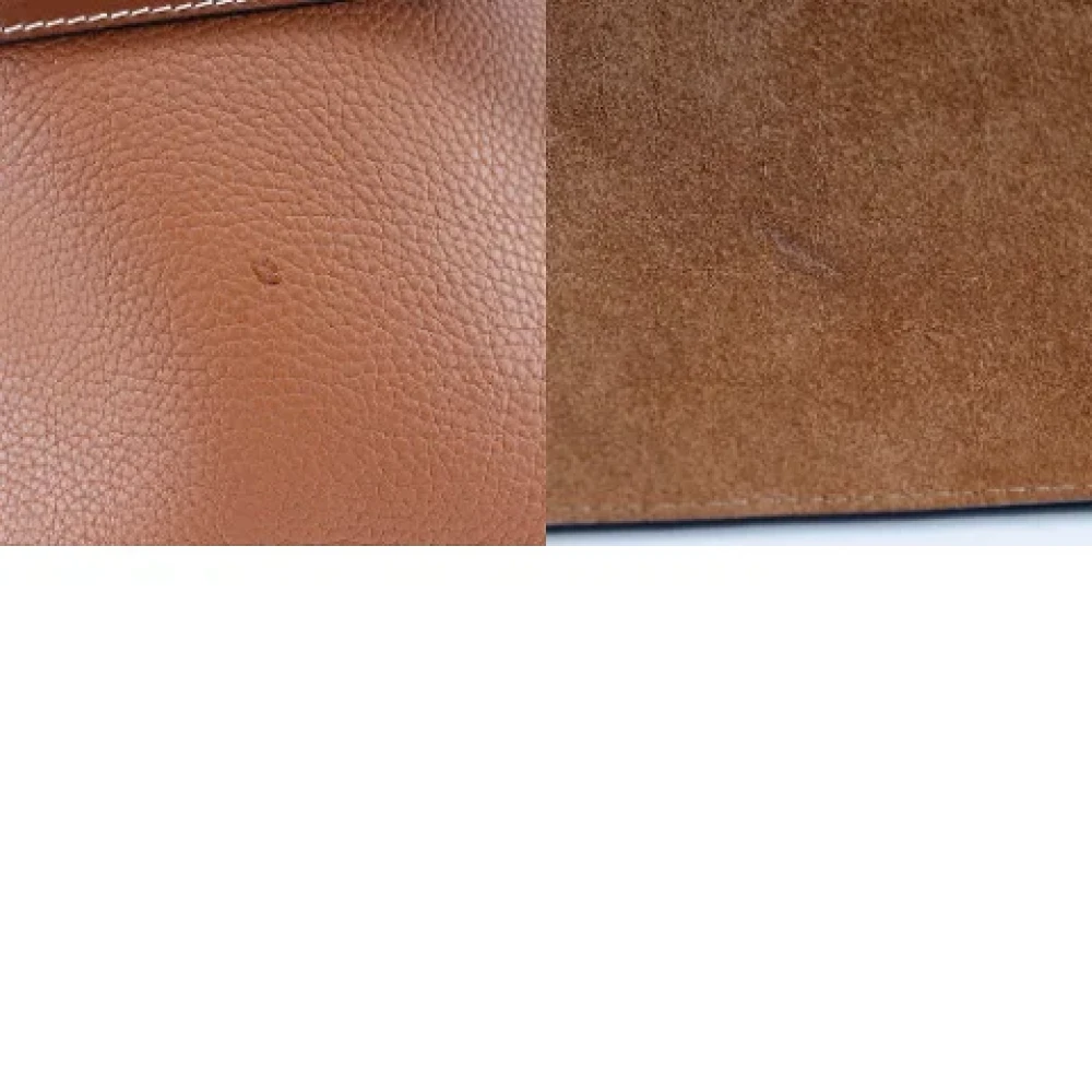 Loewe Pre-owned Leather shoulder-bags Brown Dames