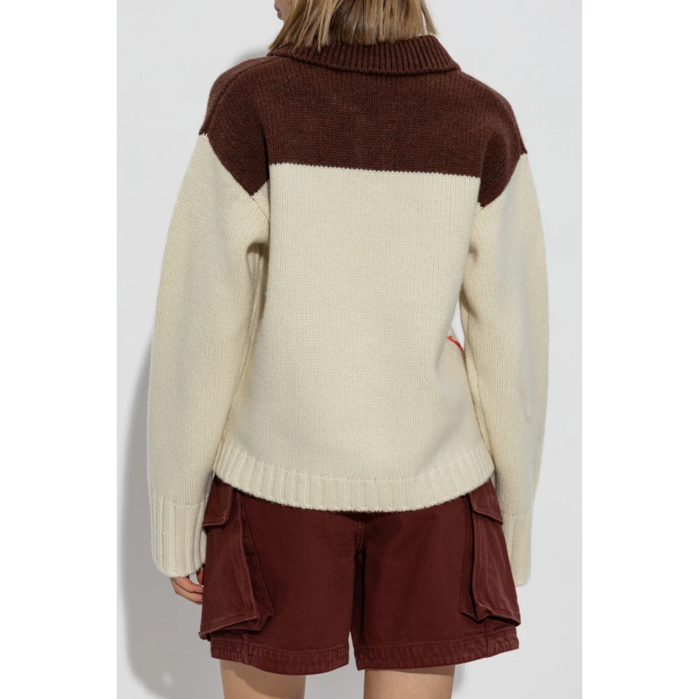 JW Anderson Wollen trui Beige Dames