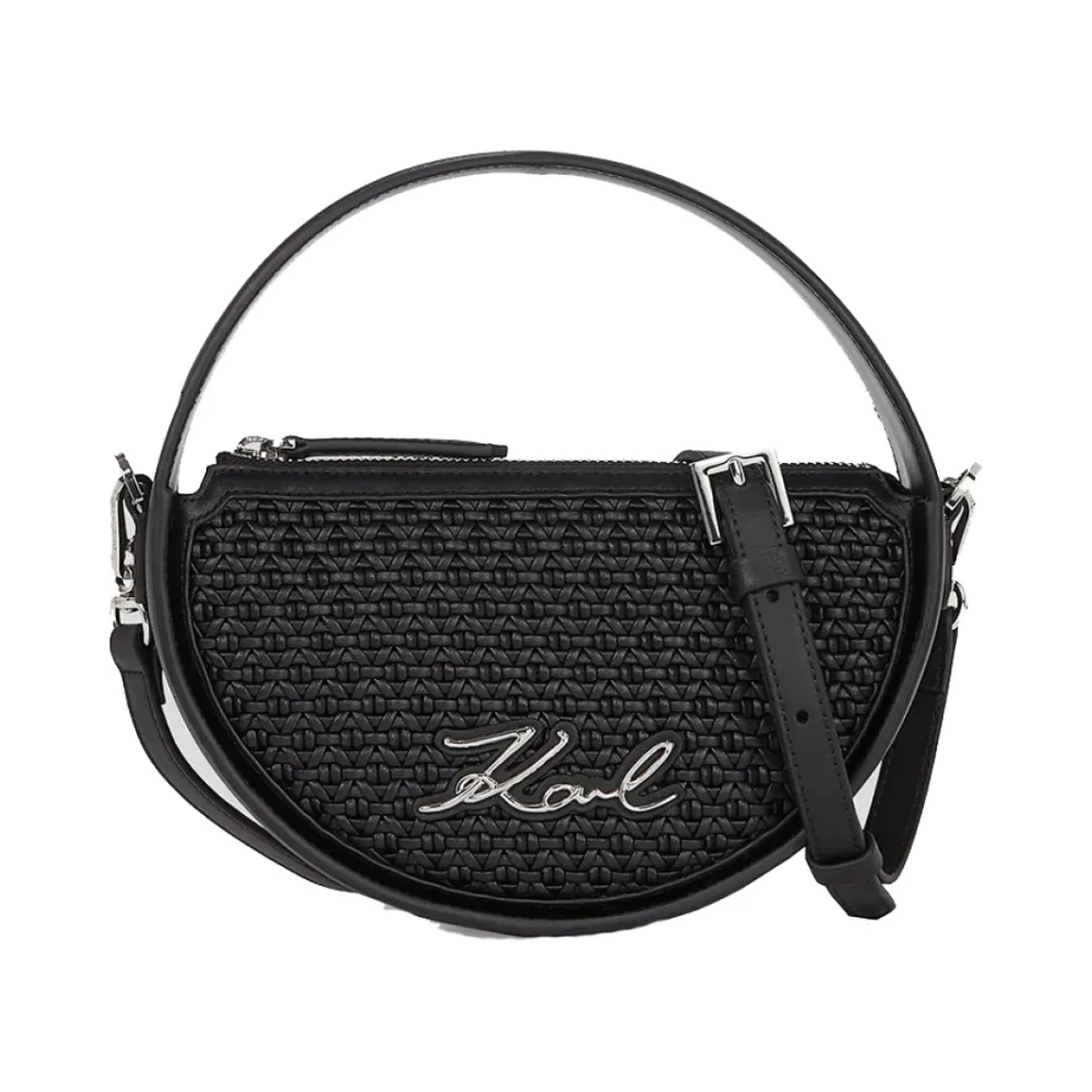 Karl Lagerfeld Women's Black Handbags, One Size, Handbags