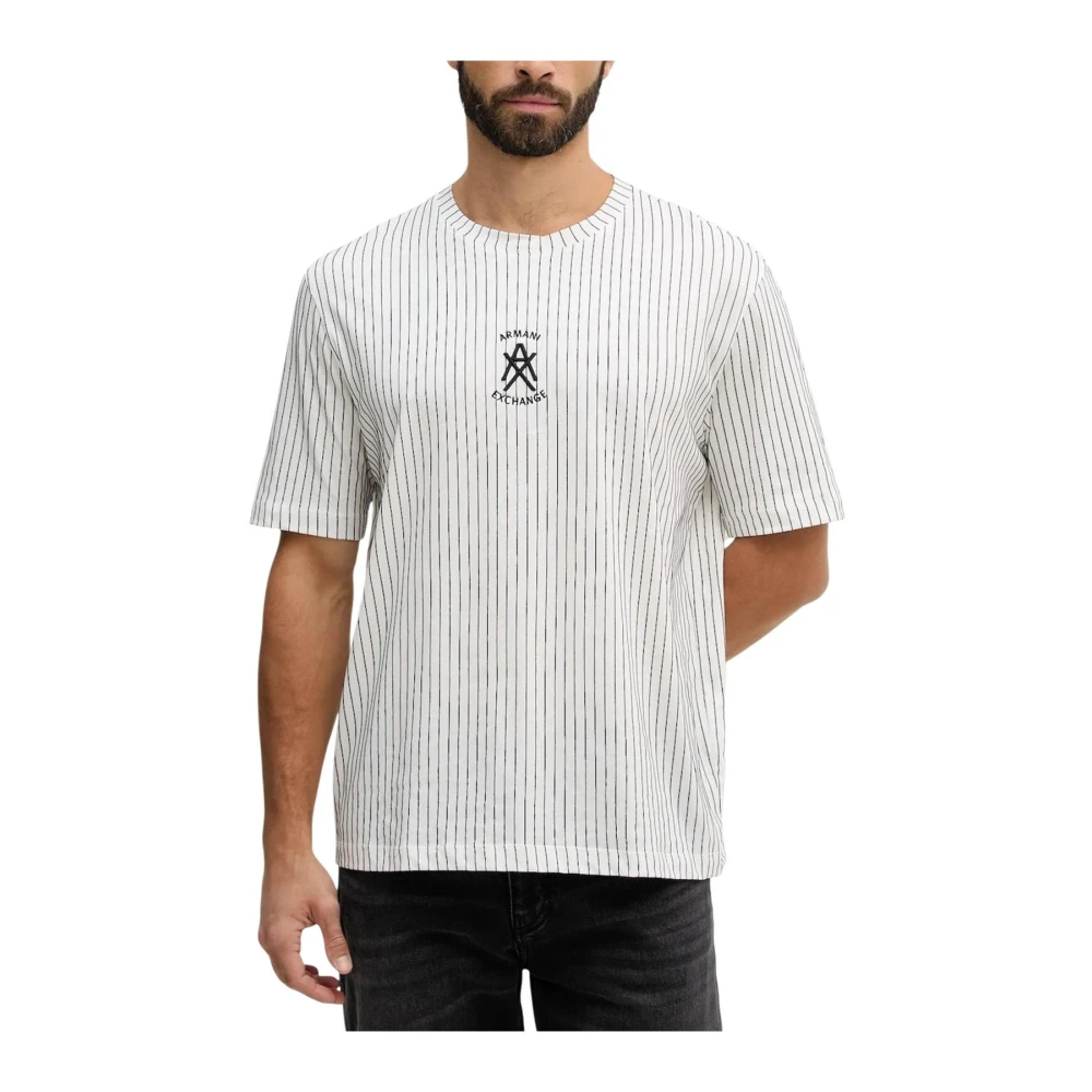 Armani Exchange Hombre Blanco Camisetas, Talla: M