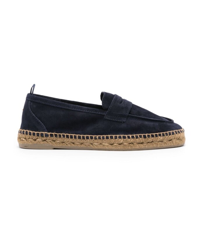 chaussures-plates-bleues-slip-on