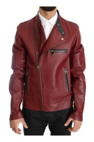 Red Leather Deerskin Jacket