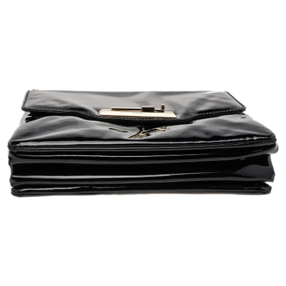 Valentino Vintage Pre-owned Leather shoulder-bags Black Dames