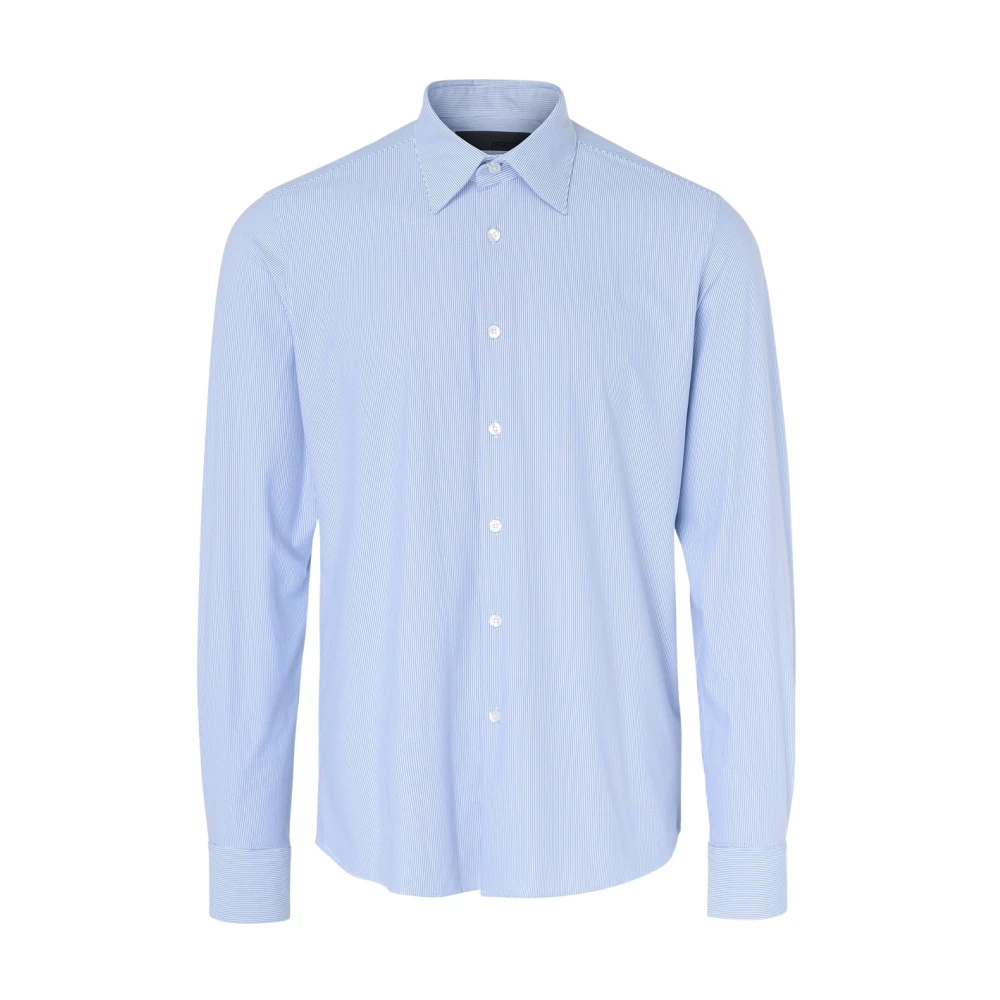 RRD Gestreept Oxford Overhemd Wit Blauw Blue Heren