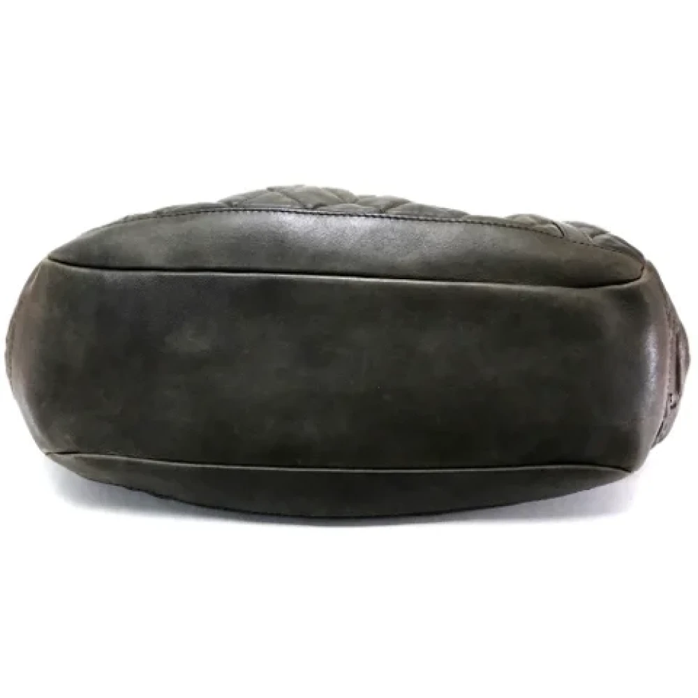 Burberry Vintage Pre-owned Leather shoulder-bags Brown Dames