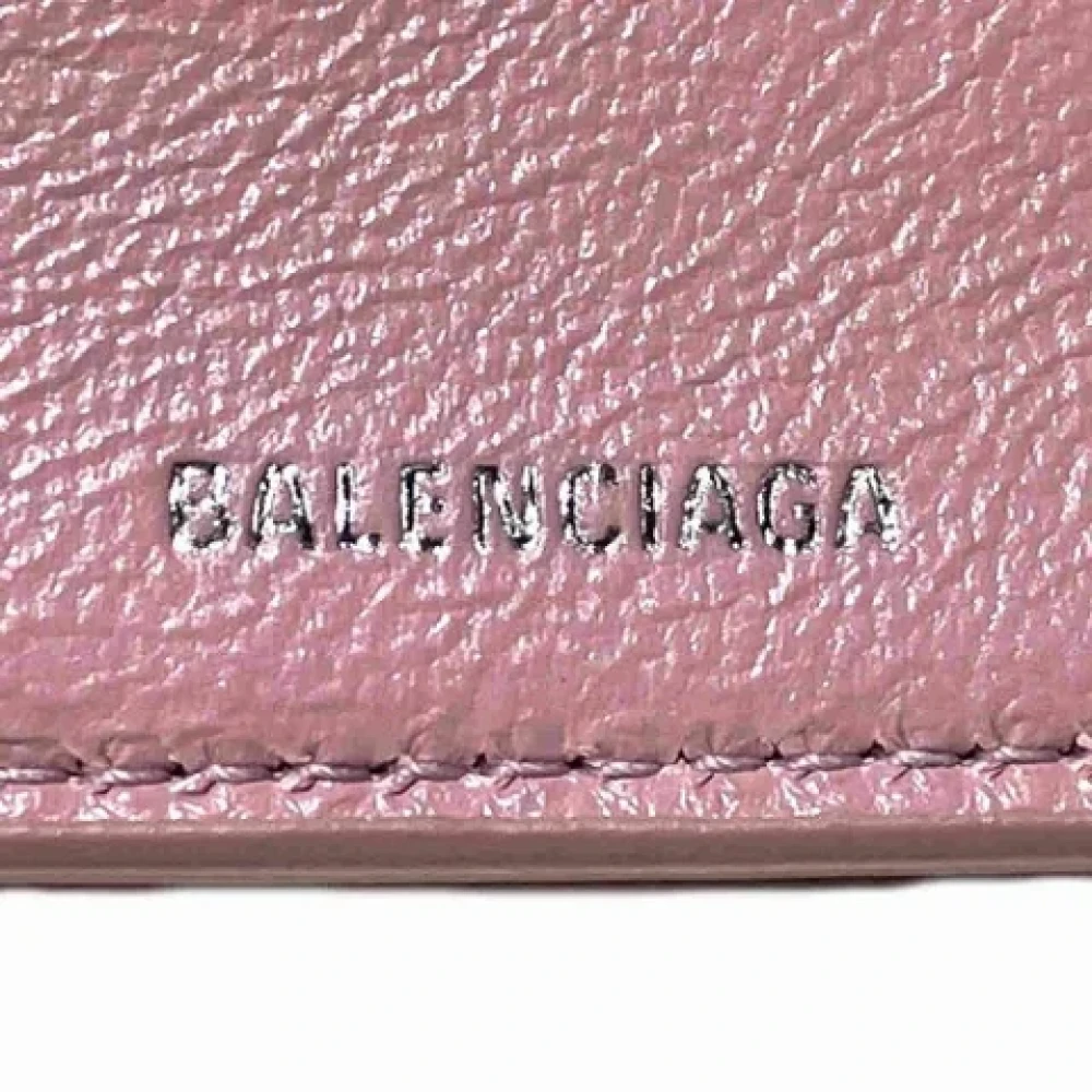 Balenciaga Vintage Pre-owned Leather wallets Pink Dames