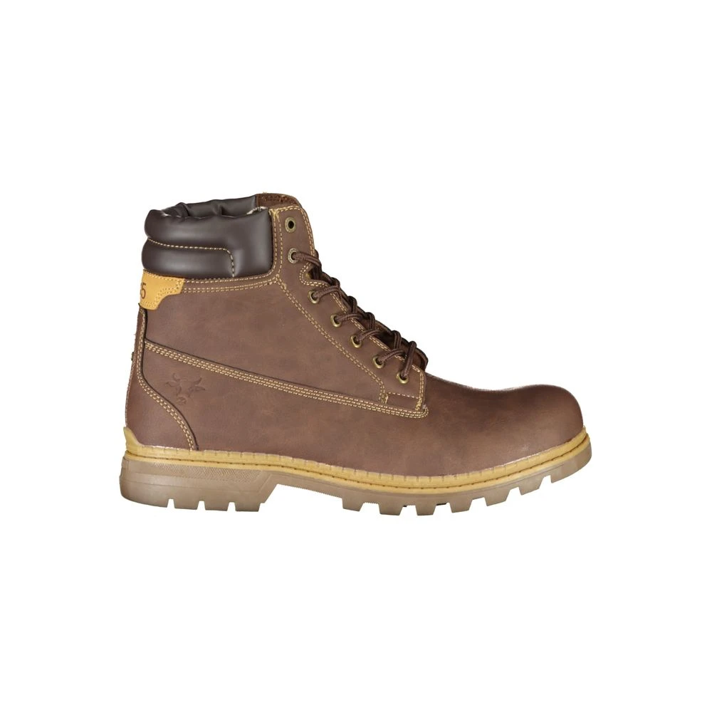Carrera Laced Boot With Logo Detail And Contrast Accents - Male - Lace-Up Boots - Brown - 8 Uk - Shoes - Image 3
