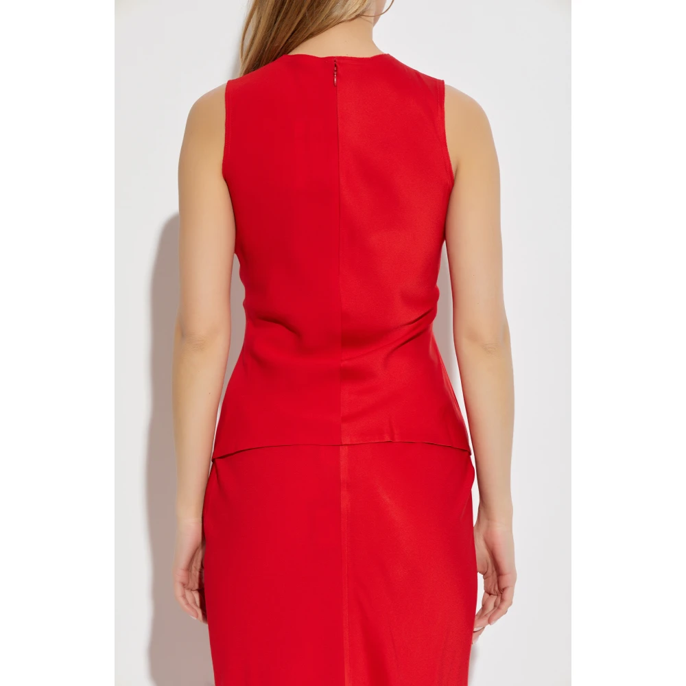 Ami Paris Top zonder mouwen Red Dames