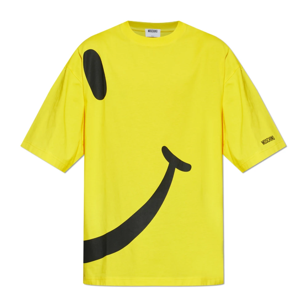 Moschino Men's Yellow X Smiley T-Shirt