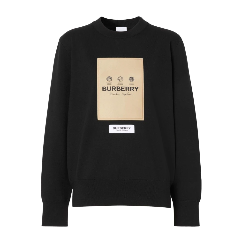 Burberry Sweatshirt Black, Dam