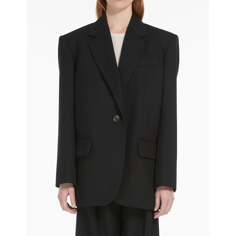 Max Mara Weekend Zwarte Weekendjassen voor Vrouwen Black Dames