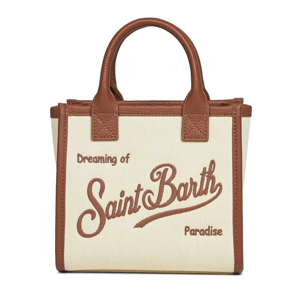 Mc2 Saint Barth Women's Beige Shopping Bags, One Size, Mini Vanity Bag
