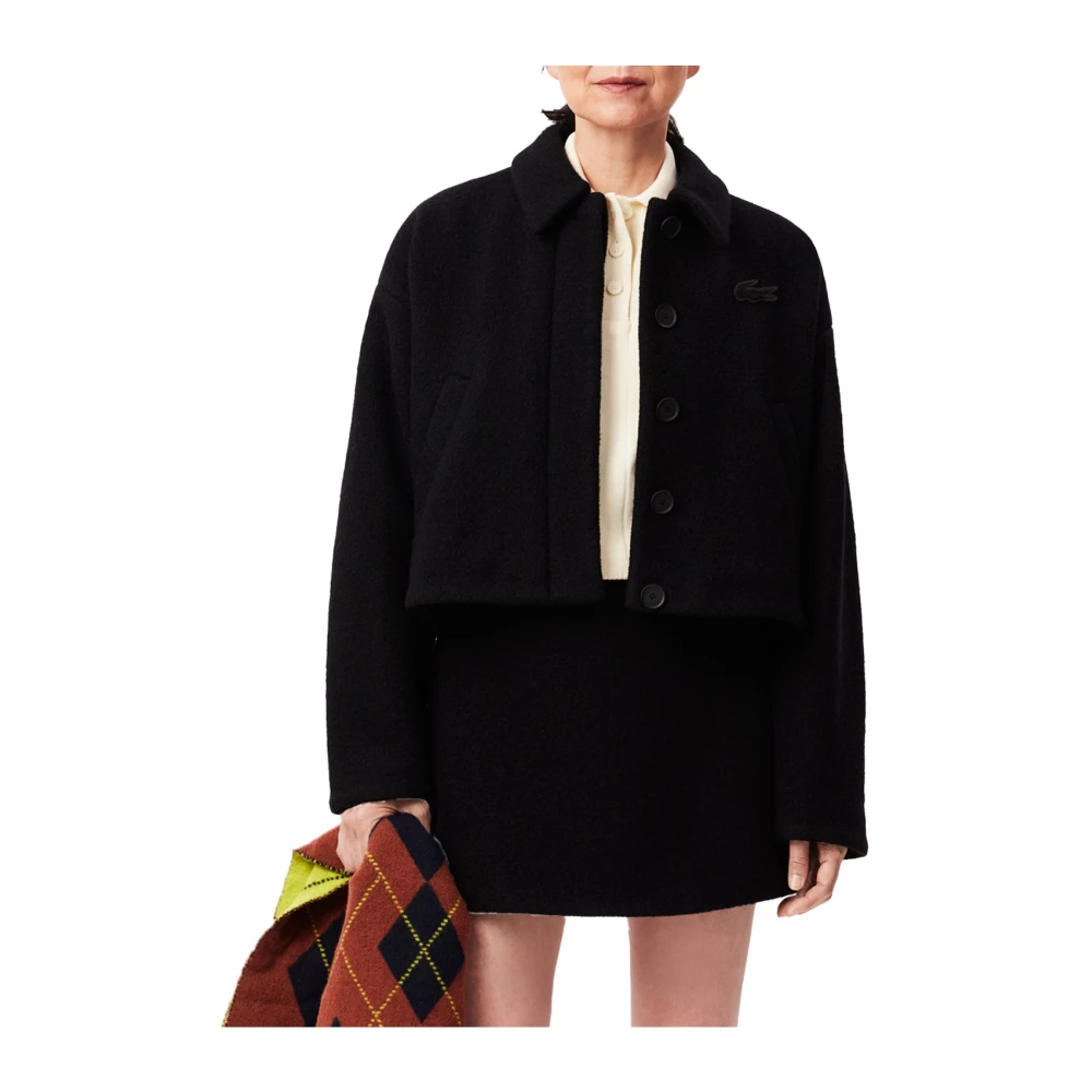 Lacoste Chique Bouclé Jas Black Dames
