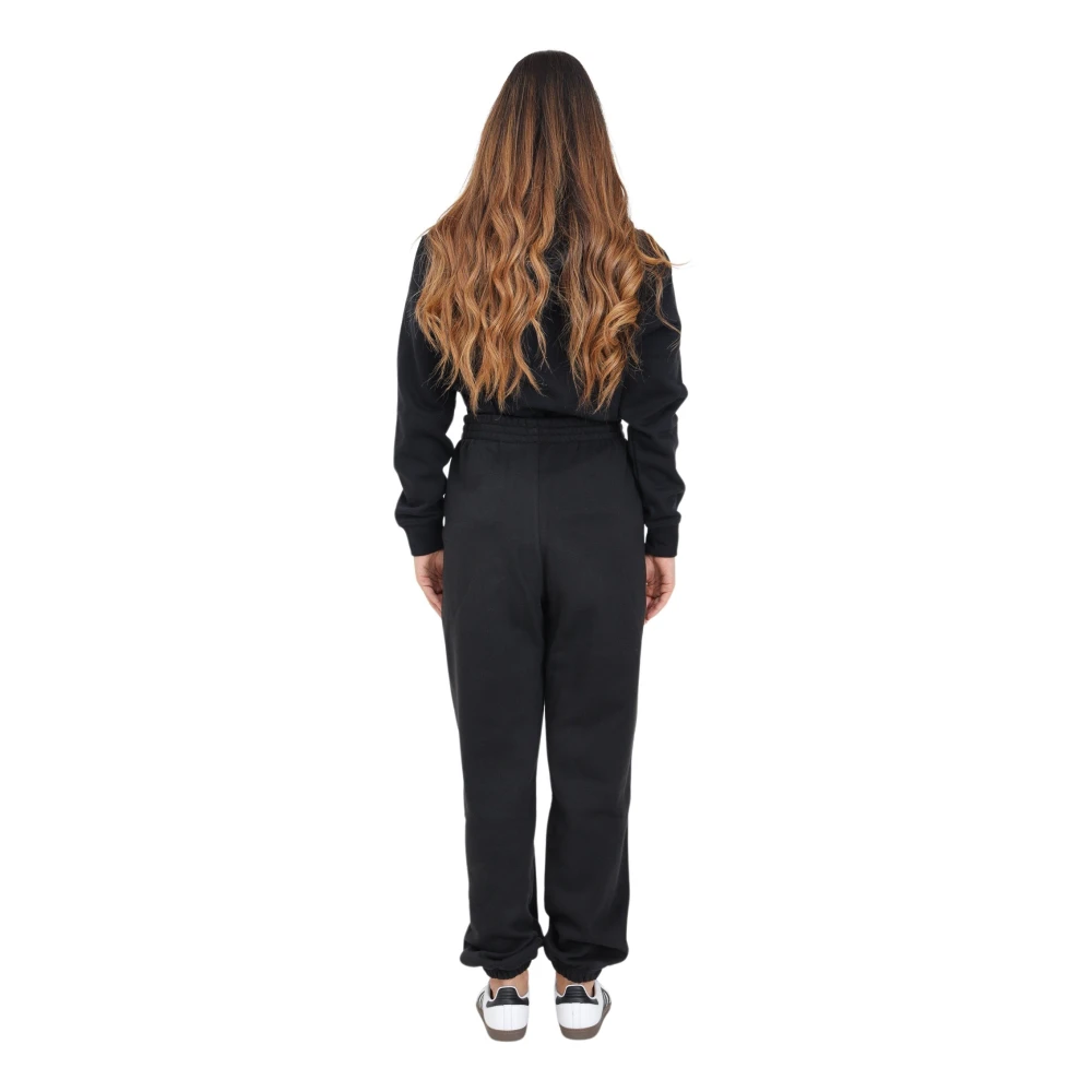 adidas Originals Zwarte Fleece Loose Sweatpants Essentials Black Dames