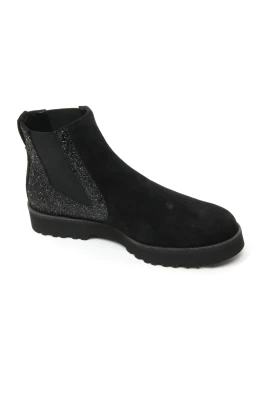 Glittriga boots med resår
