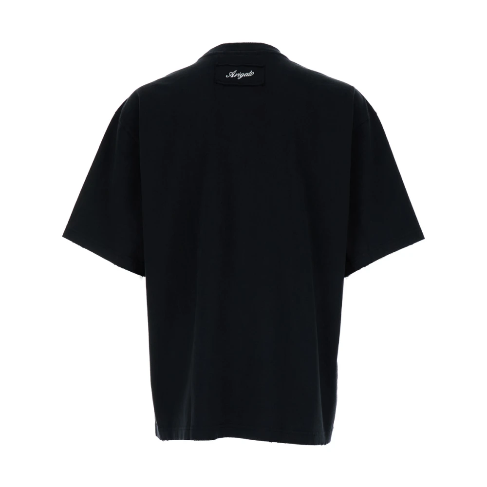 Axel Arigato Serie Distressed T-shirt Black Heren