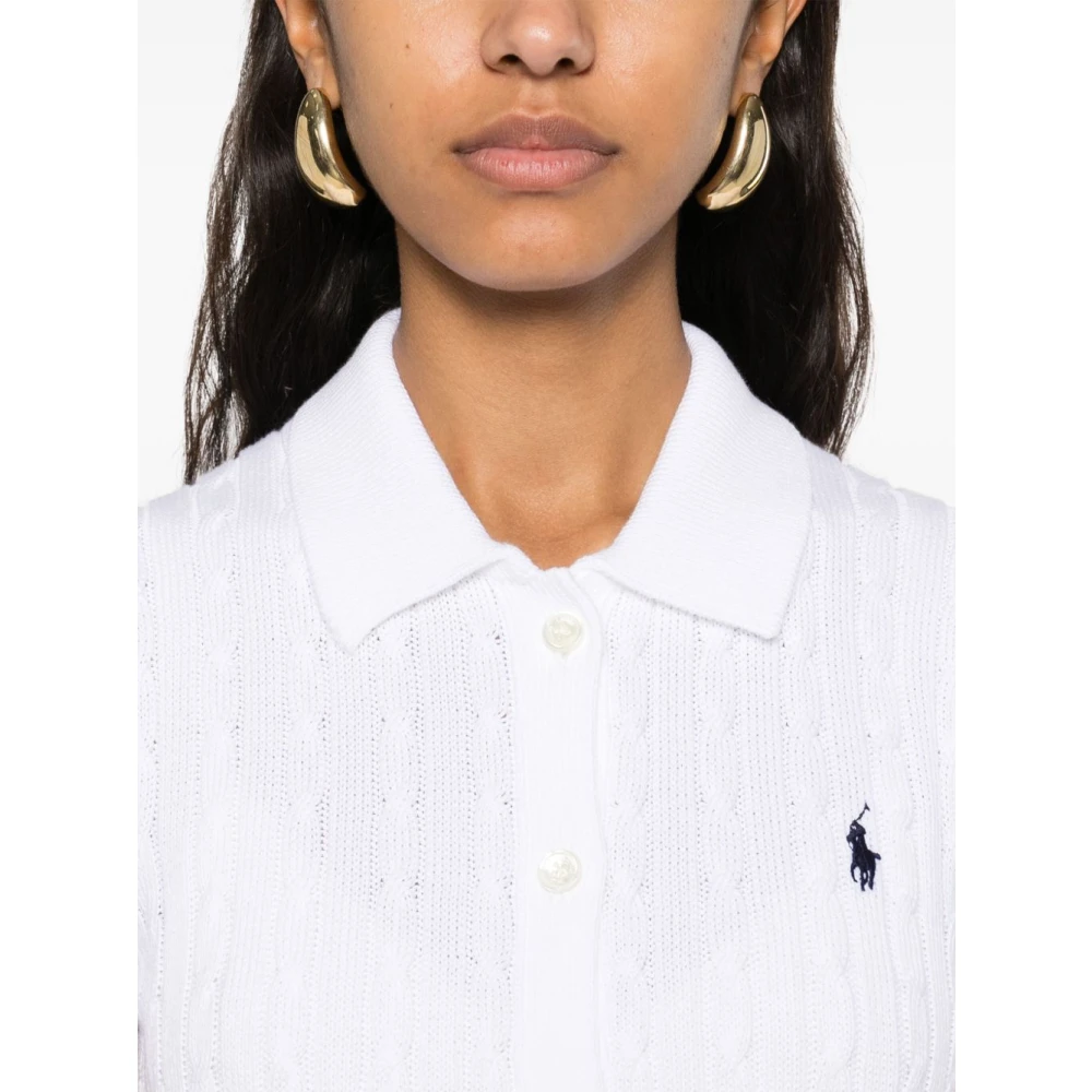 Polo Ralph Lauren Witte Polo T-shirts met Pony Motief White Dames