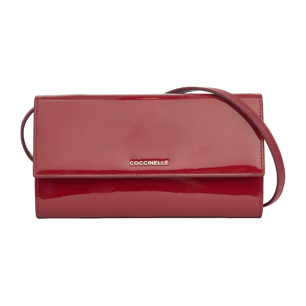 Coccinelle Stijlvolle Portemonnee Collectie Red Dames