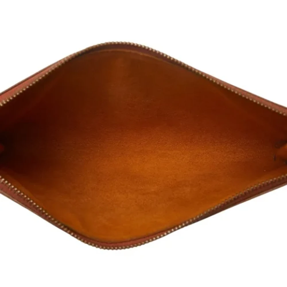 Louis Vuitton Vintage Pre-owned Leather clutches Brown Dames