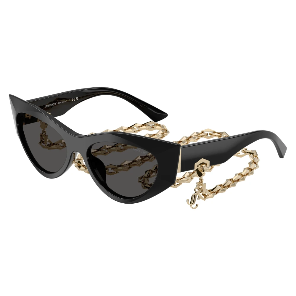 Jimmy Choo Women's Black Stylish Sunglasses In - Sunglasses - 53 Mm - Accessories