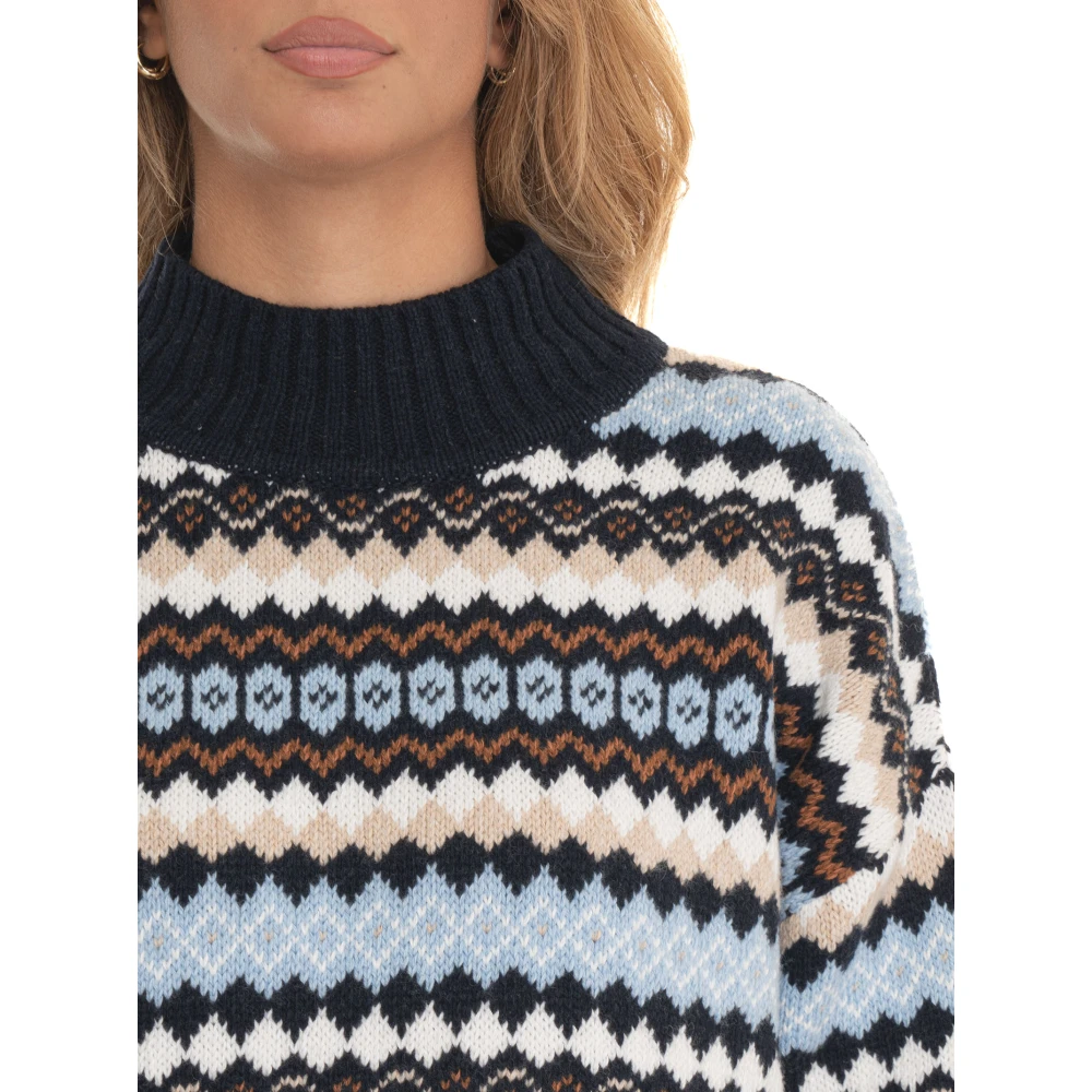 Barbour Gezellig Gebreide Pullover Sweater Multicolor Dames