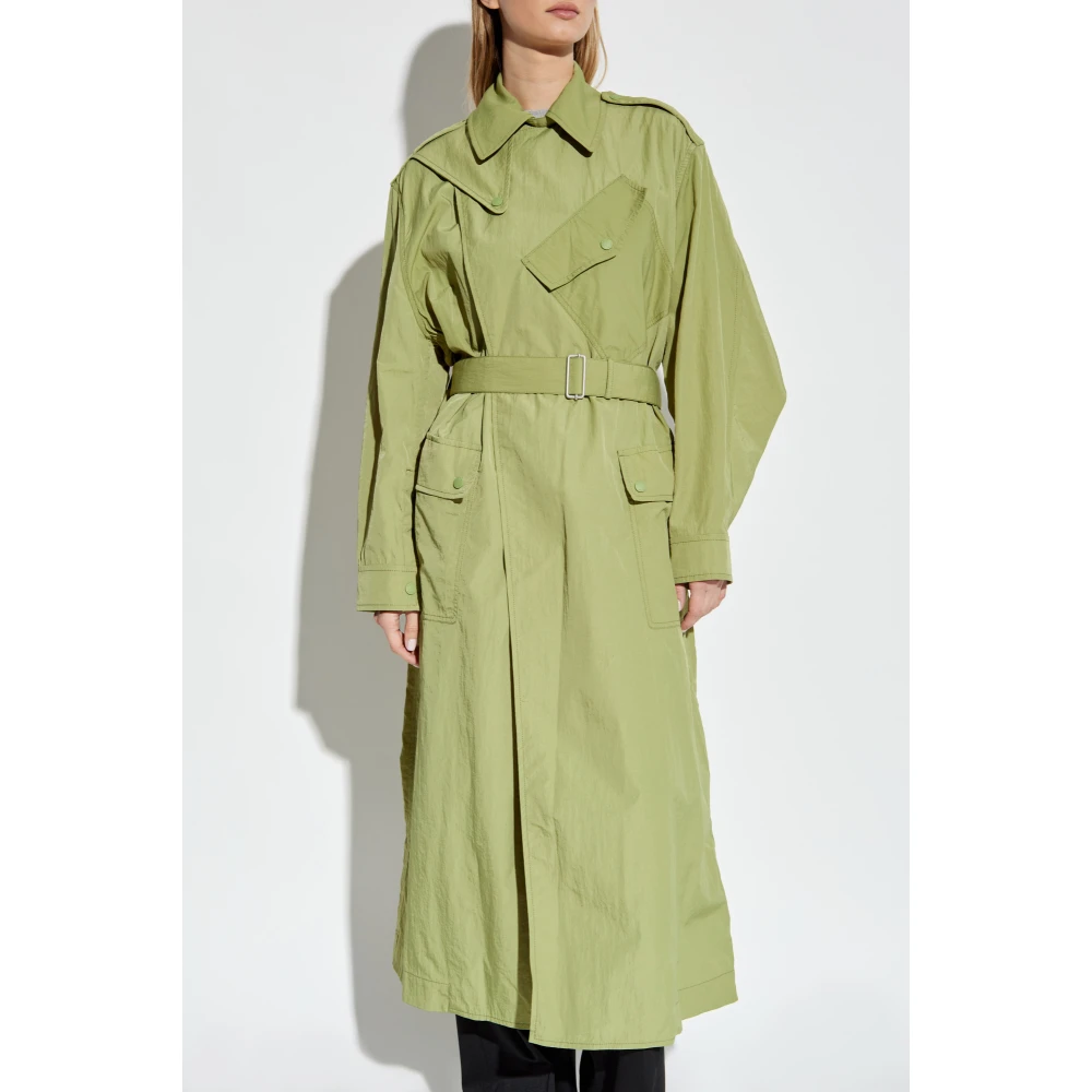 Kenzo Trenchcoat met riem Green Dames