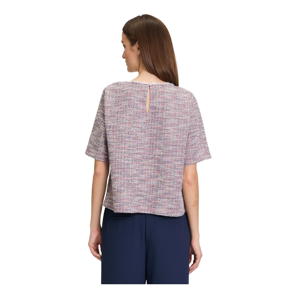 Betty & Co Sweatshirt met structuur Multicolor Dames