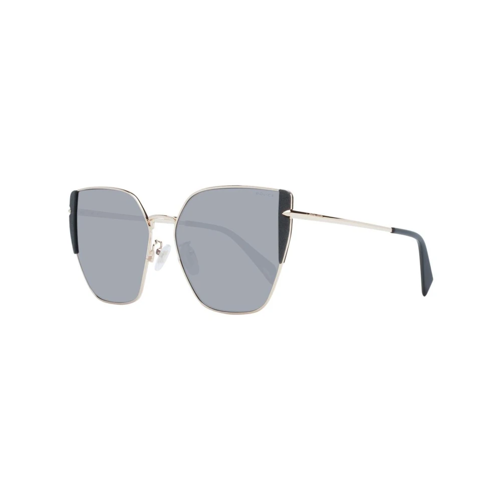 Police Women's Pink Sunglasses, One Size, Rose Gold Cat Eye Sunglasses