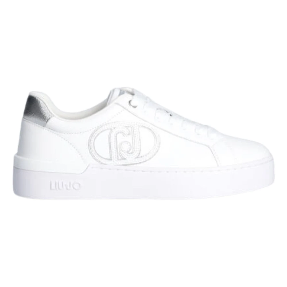 Liu Jo Vita Platta Skor Maxi Logo White, Dam