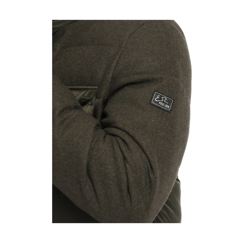 YES ZEE Kleding Jassen Green Heren