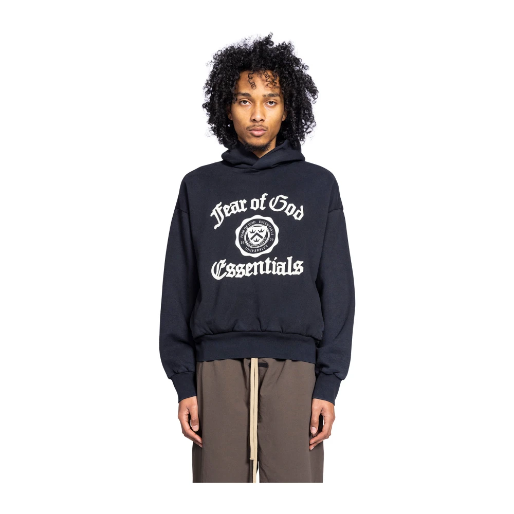 Fear Of God Vintage Shrunken Hoodie in Zwart Black Heren