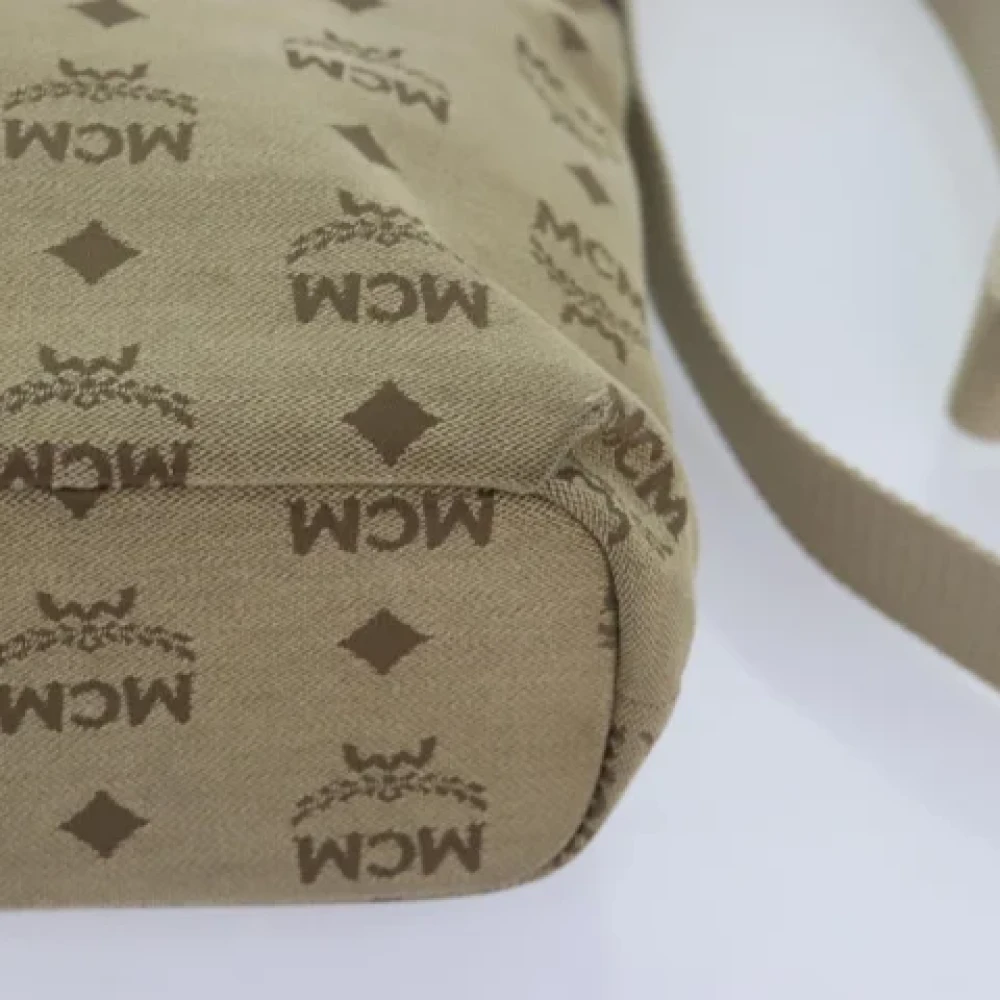 MCM Pre-owned Canvas shoulder-bags Beige Dames