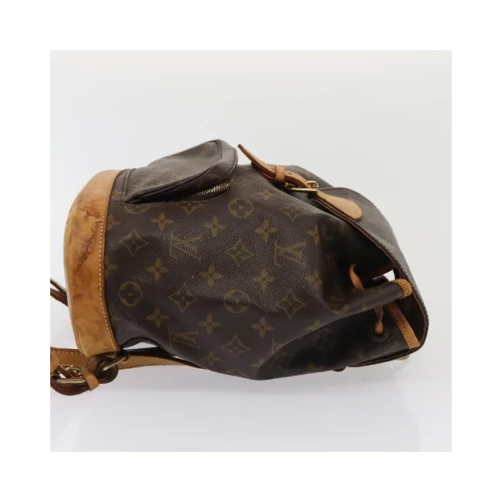 Louis Vuitton Vintage Pre-owned Canvas backpacks Brown Dames