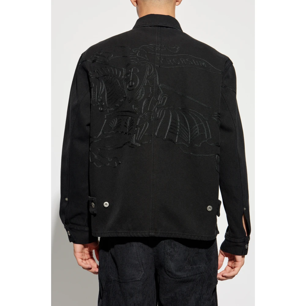 Burberry Denim jas Black Heren